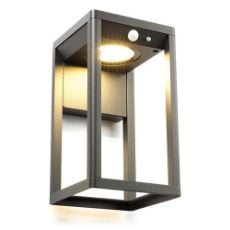 Εικόνα της Ηλιακό Επιτοίχιο Φωτιστικό 123LED Berkshire 3000K IP54 με Αισθητήρα Κίνησης Black