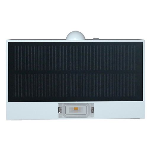 Εικόνα της Ηλιακό Επιτοίχιο Φωτιστικό 123LED Saporro 3000K IP65 με Αισθητήρα Κίνησης White