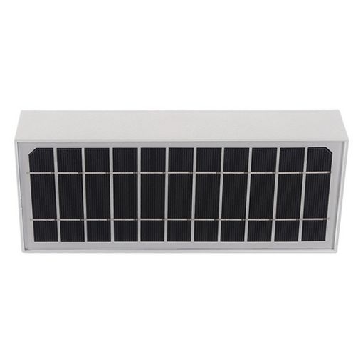 Εικόνα της Ηλιακό Επιτοίχιο Φωτιστικό 123LED Nagoya 3000K IP65 με Αισθητήρα Κίνησης White