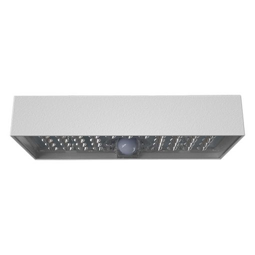 Εικόνα της Ηλιακό Επιτοίχιο Φωτιστικό 123LED Nagoya 3000K IP65 με Αισθητήρα Κίνησης White