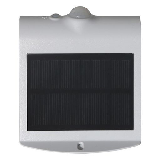 Εικόνα της Ηλιακό Επιτοίχιο Φωτιστικό 123LED Osaka 3000K IP65 με Αισθητήρα Κίνησης White