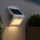 Εικόνα της Ηλιακό Επιτοίχιο Φωτιστικό 123LED Yokohama 3000K IP65 με Αισθητήρα Κίνησης White