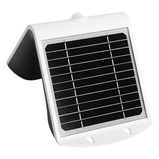 Εικόνα της Ηλιακό Επιτοίχιο Φωτιστικό 123LED Yokohama 3000K IP65 με Αισθητήρα Κίνησης White