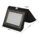 Εικόνα της Ηλιακό Επιτοίχιο Φωτιστικό 123LED Yokohama 3000K IP65 με Αισθητήρα Κίνησης Black