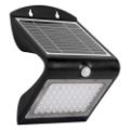 Εικόνα της Ηλιακό Επιτοίχιο Φωτιστικό 123LED Yokohama 3000K IP65 με Αισθητήρα Κίνησης Black