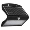 Εικόνα της Ηλιακό Επιτοίχιο Φωτιστικό 123LED Tokyo 3000K IP65 με Αισθητήρα Κίνησης Black