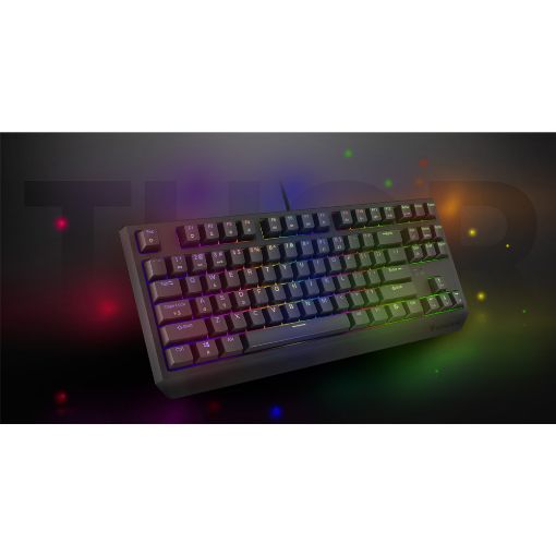 Εικόνα της Πληκτρολόγιο Genesis Thor 230 TKL RGB Hot-Swappable Brown Switches (US) Black NKG-2079