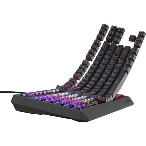 Εικόνα της Πληκτρολόγιο Genesis Thor 230 TKL RGB Hot-Swappable Brown Switches (US) Black NKG-2079