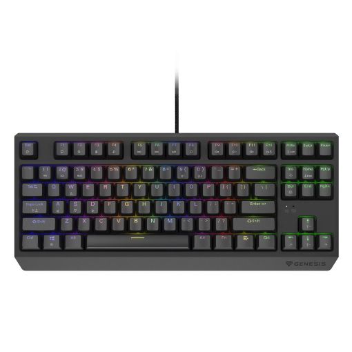 Εικόνα της Πληκτρολόγιο Genesis Thor 230 TKL RGB Hot-Swappable Brown Switches (US) Black NKG-2079