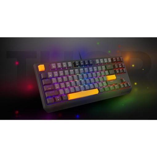 Εικόνα της Πληκτρολόγιο Genesis Thor 230 TKL RGB Hot-Swappable Red Switches (US) Anchor Gray Negative NKG-2082