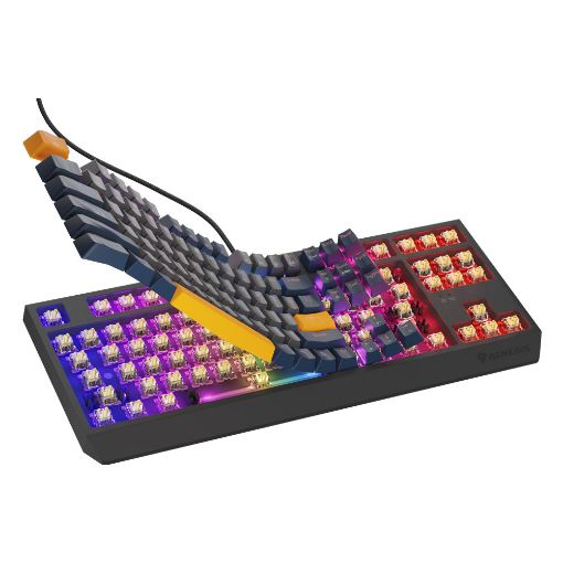Εικόνα της Πληκτρολόγιο Genesis Thor 230 TKL RGB Hot-Swappable Panda Switches (US) Naval Blue Negative NKG-2164