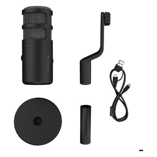 Εικόνα της Microphone Genesis Radium 350D USB Black NGM-2168