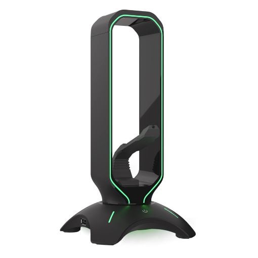 Εικόνα της Mouse Bungee Genesis Vanad 500 With Headset Stand Black NBU-1602