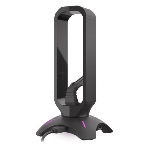 Εικόνα της Mouse Bungee Genesis Vanad 500 With Headset Stand Black NBU-1602