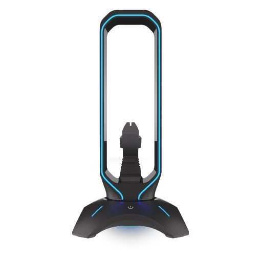 Εικόνα της Mouse Bungee Genesis Vanad 500 With Headset Stand Black NBU-1602