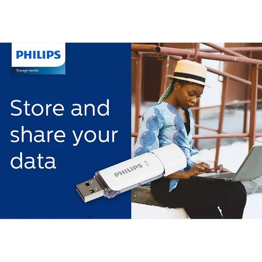 Εικόνα της Philips Snow 32GB USB 2.0 White/Shadow Grey 2-Pack FM32FD70D/00