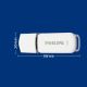 Εικόνα της Philips Snow 32GB USB 2.0 White/Shadow Grey 2-Pack FM32FD70D/00