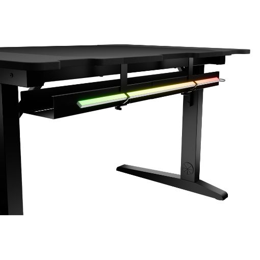 Εικόνα της Gaming Desk Genesis Holm Modular 120 75x120x70/90cm Black NDS-2248