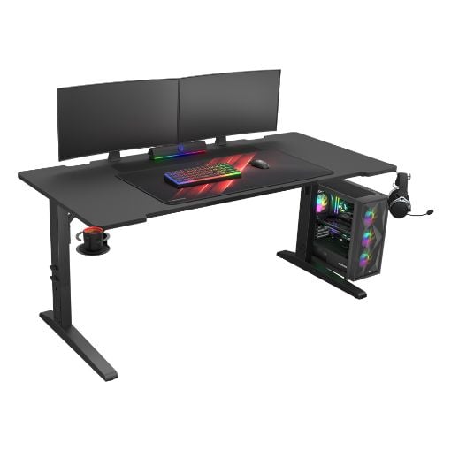 Εικόνα της Gaming Desk Genesis Holm Modular 160 75x160x70/90cm Black NDS-2250
