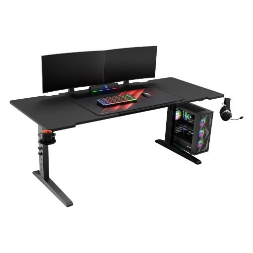 Εικόνα της Gaming Desk Genesis Holm Modular 180 75x180x70/90cm Black NDS-2251