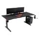 Εικόνα της Gaming Desk Genesis Holm Modular 180 75x180x70/90cm Black NDS-2251
