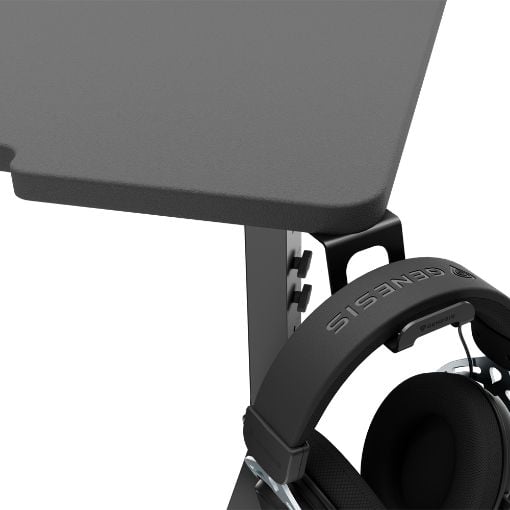 Εικόνα της Gaming Desk Genesis Holm Modular 180 75x180x70/90cm Black NDS-2251