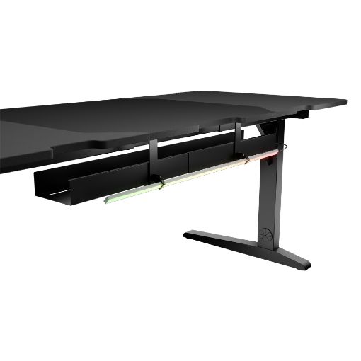 Εικόνα της Gaming Desk Genesis Holm Modular 180 75x180x70/90cm Black NDS-2251