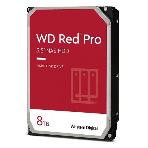 Εικόνα της Εσωτερικός Σκληρός Δίσκος NAS Western Digital Red Pro 8TB 3.5" SATA IIΙ 256MB 7200rpm WD8005FFBX