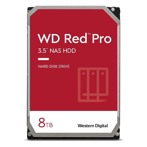 Εικόνα της Εσωτερικός Σκληρός Δίσκος NAS Western Digital Red Pro 8TB 3.5" SATA IIΙ 256MB 7200rpm WD8005FFBX