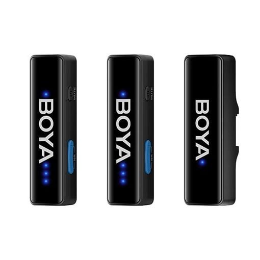 Εικόνα της Boya Boyalink C2 USB-C/ 3.5mm TRS & Charging Case Black