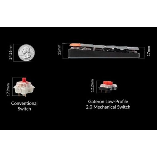 Εικόνα της Πληκτρολόγιο Keychron K5 Max QMK/VIA Full Wireless RGB Hot-Swappable Red Switches (US) K5M-H1