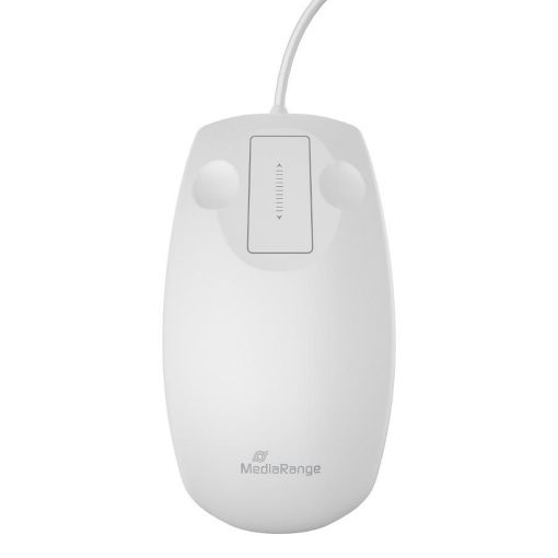 Εικόνα της Ποντίκι MediaRange Optical 2-Button Wired White MROS265