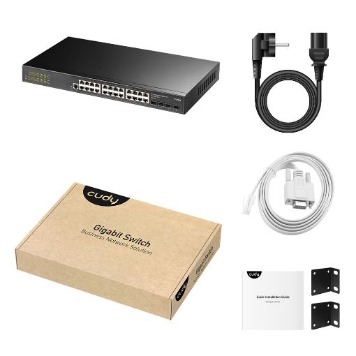 Εικόνα της Switch Cudy GS2024S2 24-Port Gigabit & 4x SFP Managed