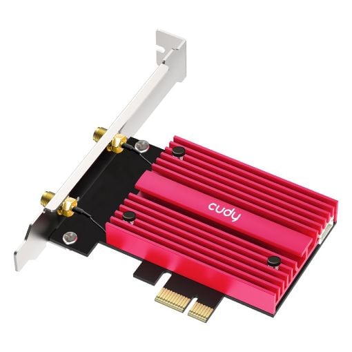 Εικόνα της Cudy WE4000 v2.0 PCIe Adapter Tri-Band AX5400 WiFi6E Bluetooth