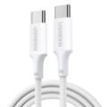 Εικόνα της Καλώδιο Ugreen L502 USB-C to USB-C 100W 1m White 65255