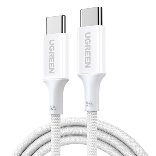 Εικόνα της Καλώδιο Ugreen L502 USB-C to USB-C 100W 1m White 65255