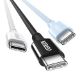 Εικόνα της Καλώδιο Ugreen L502 USB-C to USB-C 100W 1m Black 65249