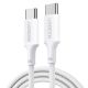 Εικόνα της Καλώδιο Ugreen L502 USB-C to USB-C 100W 2m White 65256