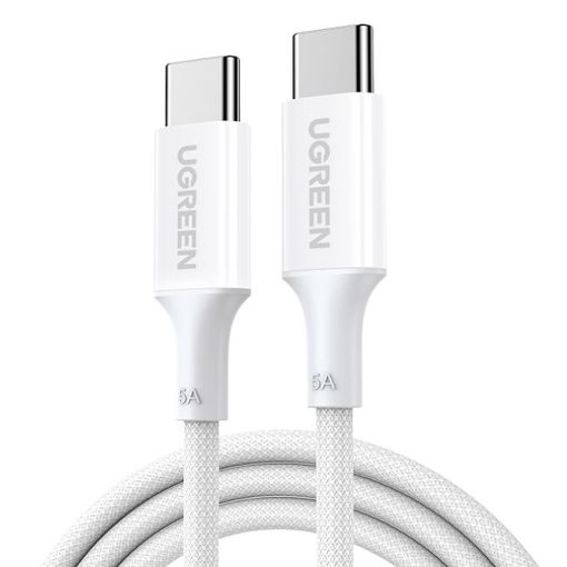 Εικόνα της Καλώδιο Ugreen L501 USB-C to USB-C 60W 1m White 35465