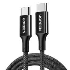 Εικόνα της Καλώδιο Ugreen L501 USB-C to USB-C 60W 1m Black 35254