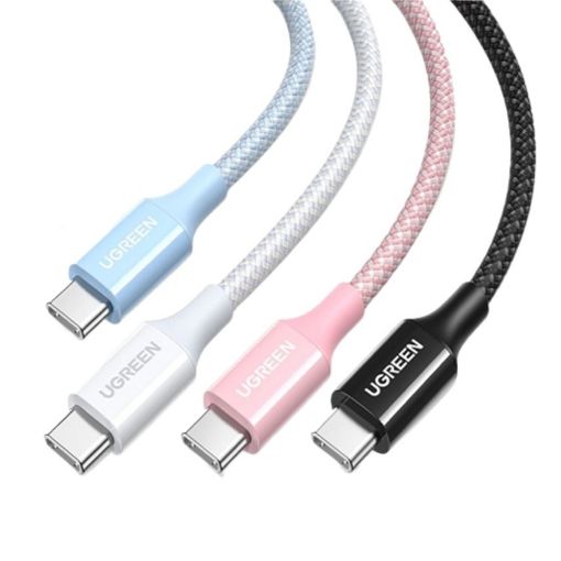 Εικόνα της Καλώδιο Ugreen L501 USB-C to USB-C 60W 1m Pink 35441