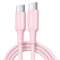 Εικόνα της Καλώδιο Ugreen L501 USB-C to USB-C 60W 1m Pink 35441