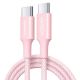 Εικόνα της Καλώδιο Ugreen L501 USB-C to USB-C 60W 1m Pink 35441