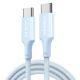 Εικόνα της Καλώδιο Ugreen L501 USB-C to USB-C 60W 1m Blue 35334