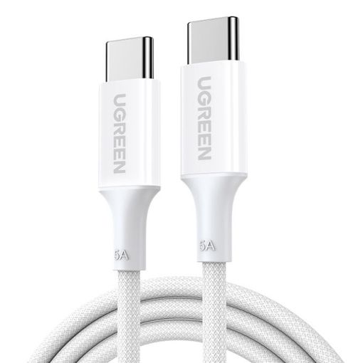 Εικόνα της Καλώδιο Ugreen L501 USB-C to USB-C 60W 2m White 65248