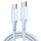 Εικόνα της Καλώδιο Ugreen L501 USB-C to USB-C 60W 2m Blue 65247