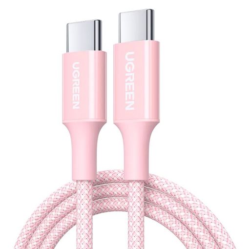 Εικόνα της Καλώδιο Ugreen L501 USB-C to USB-C 60W 2m Pink 65246