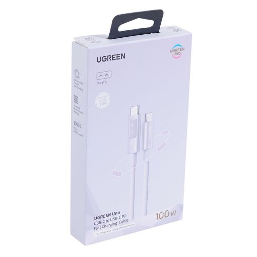 Εικόνα της Καλώδιο Ugreen L509 USB-C to USB-C 100W 1m Purple 65092