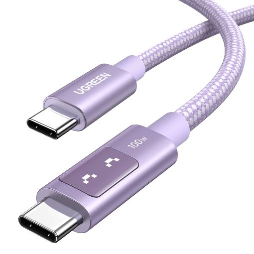 Εικόνα της Καλώδιο Ugreen L509 USB-C to USB-C 100W 2m Purple 65216