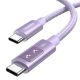 Εικόνα της Καλώδιο Ugreen L509 USB-C to USB-C 100W 2m Purple 65216